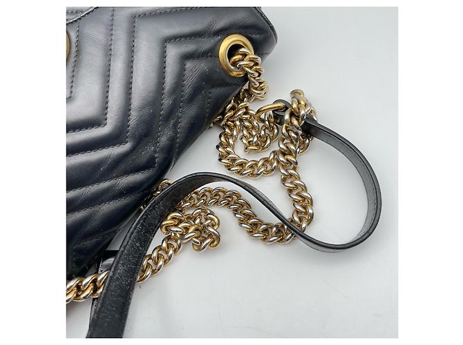 Gucci GG Marmont Flap Matelasse Leather Medium - vista 4