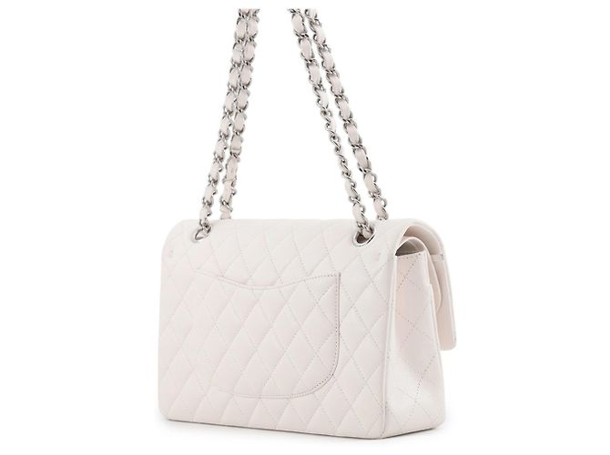 Borsa a tracolla con catena Chanel in White - vista 2