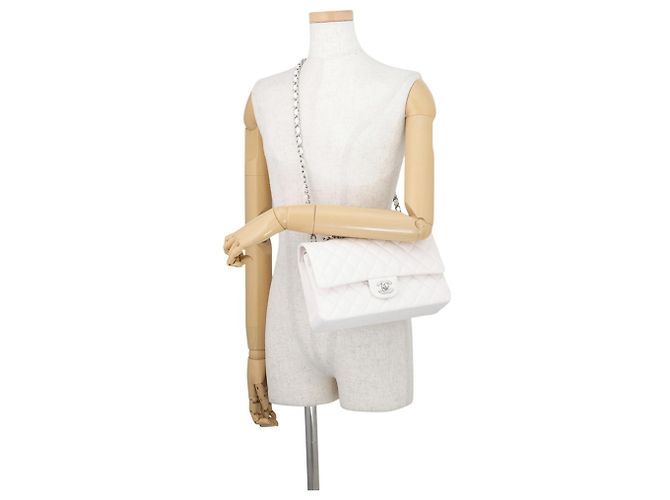 Borsa a tracolla con catena Chanel in White - vista 5