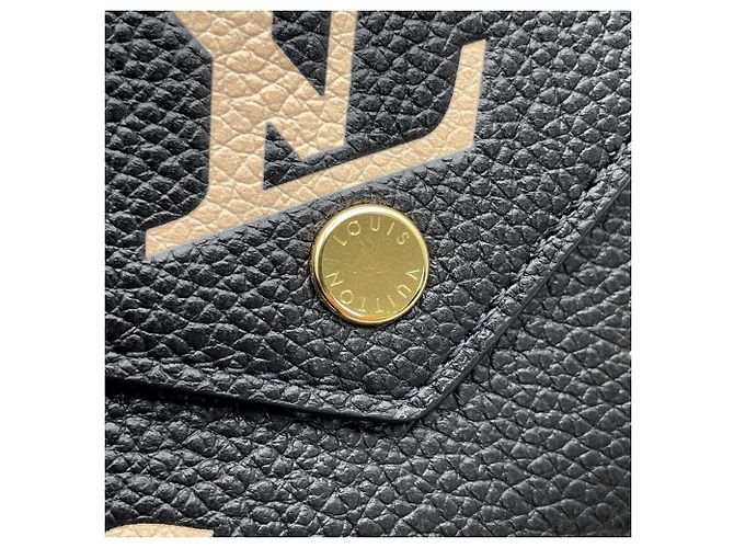 Portafoglio tri-fold Louis Vuitton in Cream e Noir - vista 8