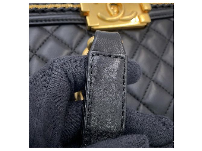 Borsa Chanel Boy Small Matelassé - vista 15