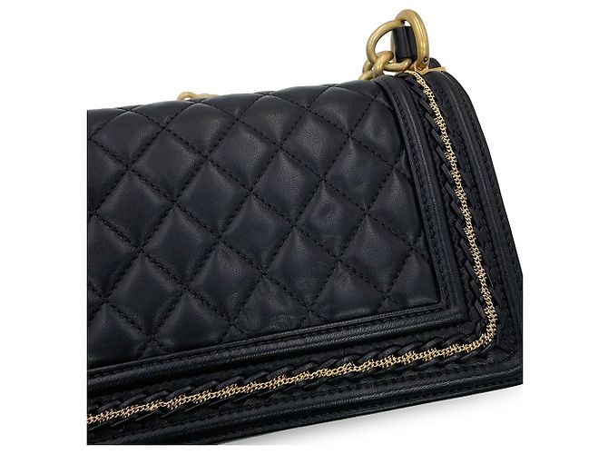 Borsa Chanel Boy Small Matelassé - vista 9