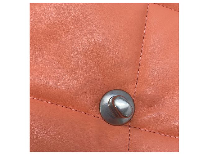 Borsa a tracolla Chanel Matelasse con catena in rosa salmone - vista 11