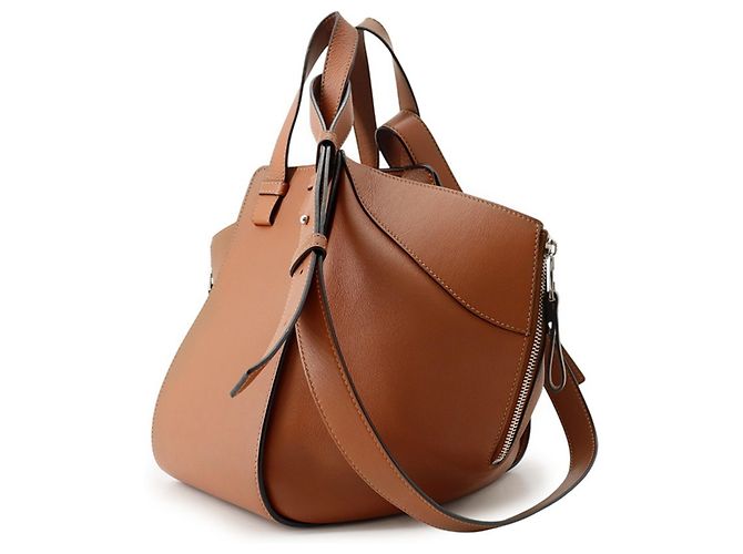 Borsa a mano Loewe Hammock Small in pelle di vitello classica - vista 2