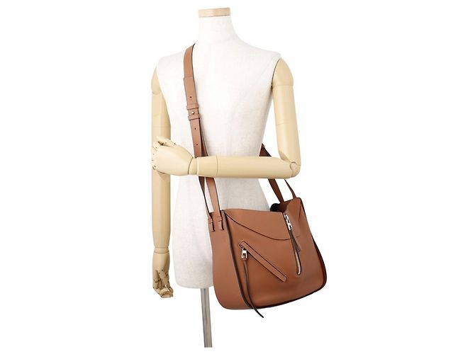 Borsa a mano Loewe Hammock Small in pelle di vitello classica - vista 5