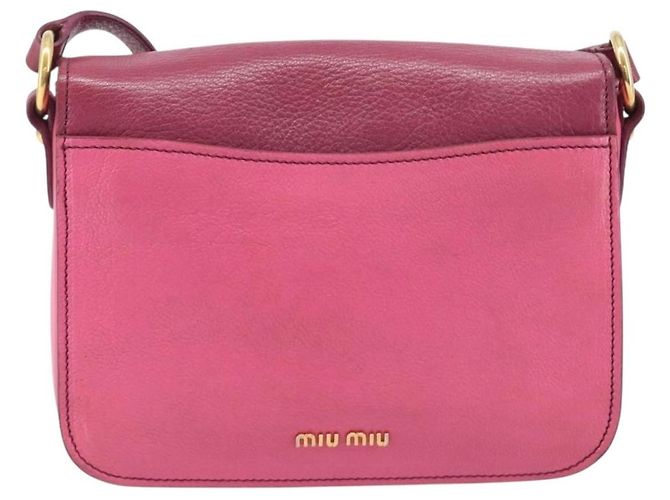 Miu Miu Madras Shoulder Leather - vista 2