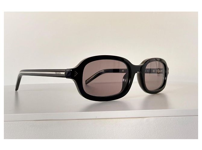 Prada PR D06S Rectangular Sunglasses Black - view 3