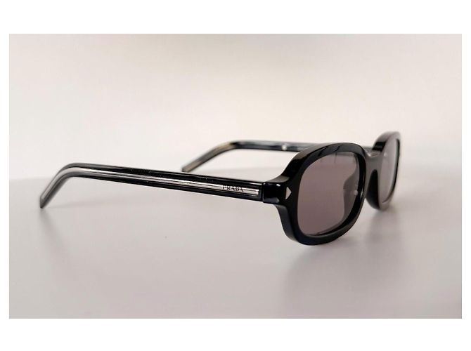 Prada PR D06S Rectangular Sunglasses Black - view 4
