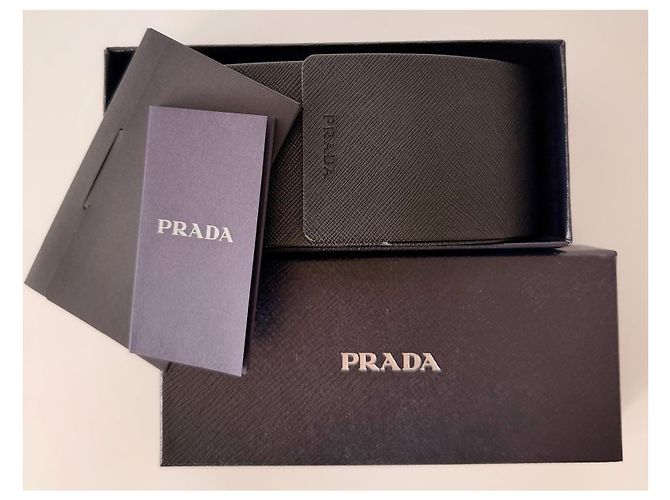 Prada PR D06S Rectangular Sunglasses Black - view 7