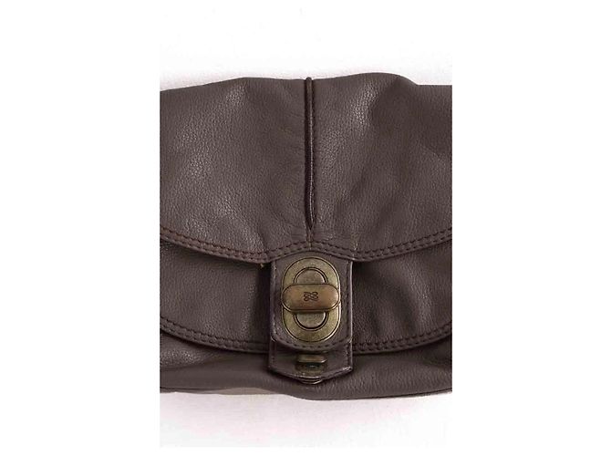 Borsa a tracolla Lancel in pelle marrone - vista 2