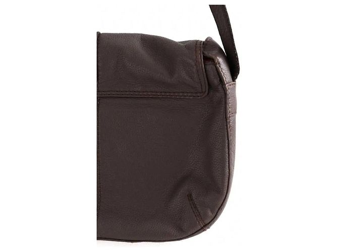 Borsa a tracolla Lancel in pelle marrone - vista 4