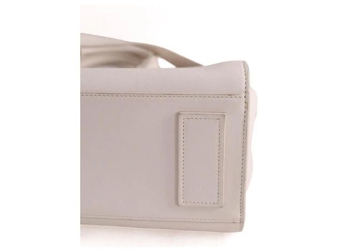 Autre Marque Saint Laurent borsa a tracolla pelle ecru - vista 4
