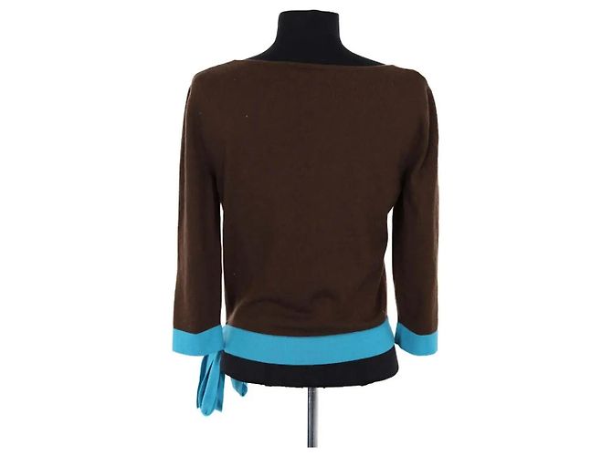 Céline Kaschmir Top Braun M - Ansicht 4