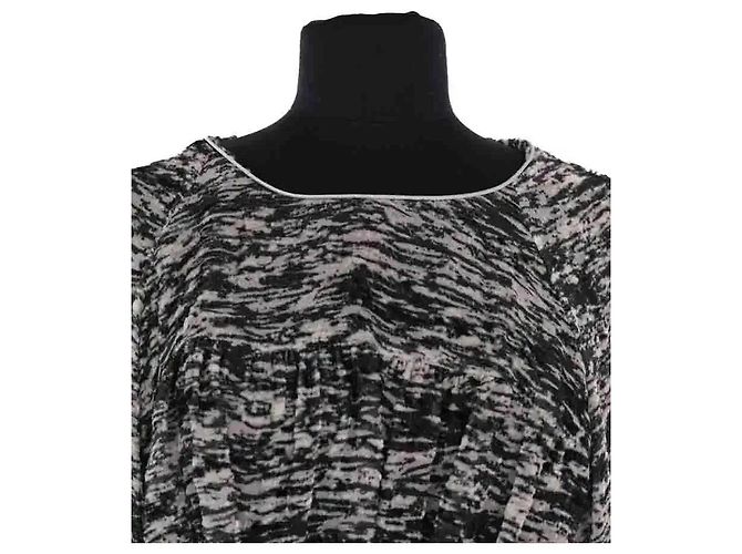 Isabel Marant Schwarzes Viskose Kleid - Ansicht 2