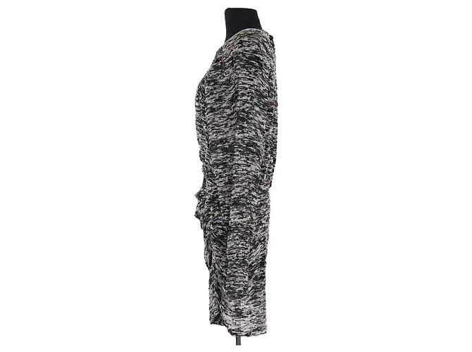 Isabel Marant Schwarzes Viskose Kleid - Ansicht 3
