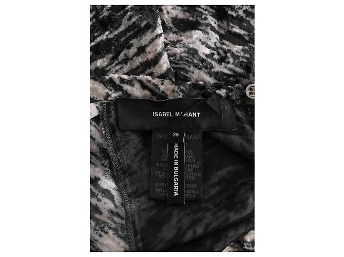 Isabel Marant Schwarzes Viskose Kleid - Ansicht 5
