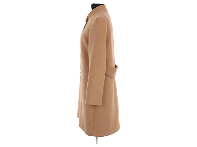 Maje wool coat camel - view 3
