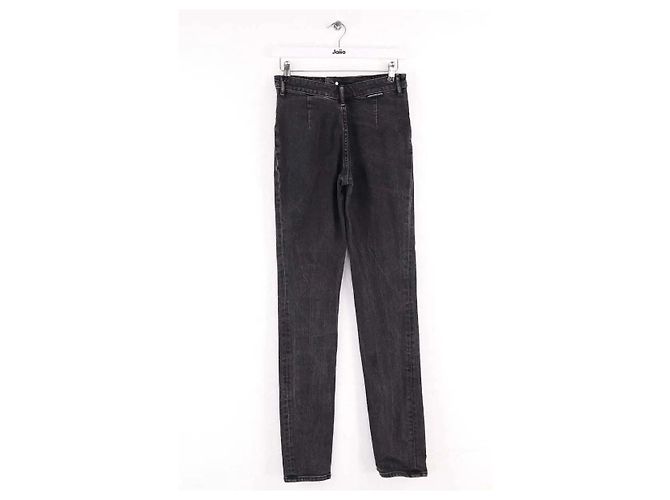 Vaqueros slim Alexander Wang negros de algodón - vista 3