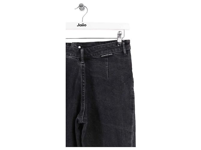 Vaqueros slim Alexander Wang negros de algodón - vista 4