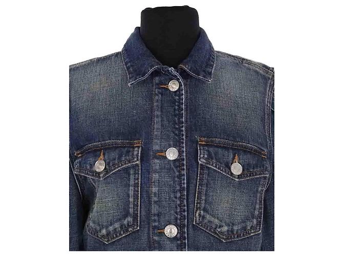 Chaqueta de algodón azul Isabel Marant Etoile - vista 2