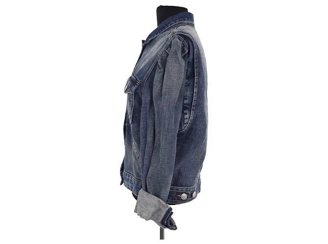 Chaqueta de algodón azul Isabel Marant Etoile - vista 3