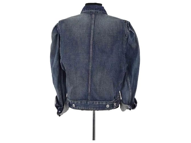 Chaqueta de algodón azul Isabel Marant Etoile - vista 4