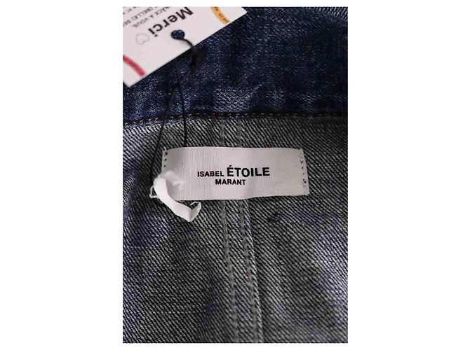 Chaqueta de algodón azul Isabel Marant Etoile - vista 5
