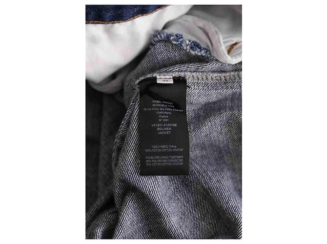 Chaqueta de algodón azul Isabel Marant Etoile - vista 6