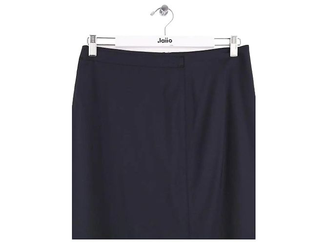 Falda Louis Vuitton de algodón negra - vista 2