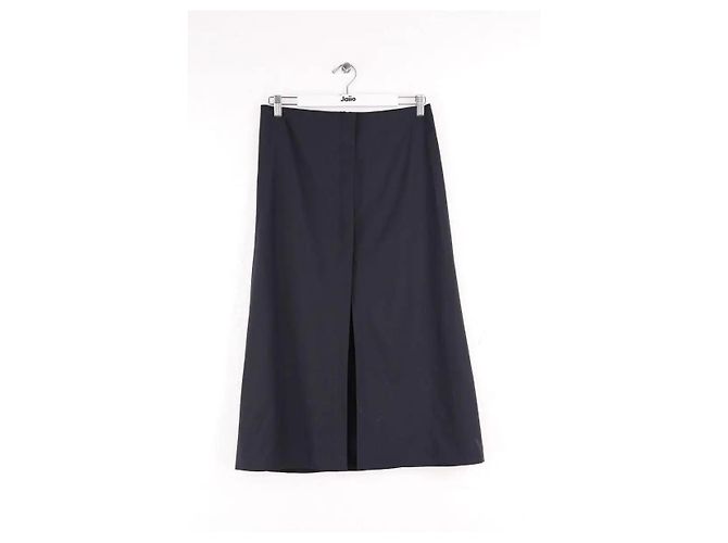 Falda Louis Vuitton de algodón negra - vista 3