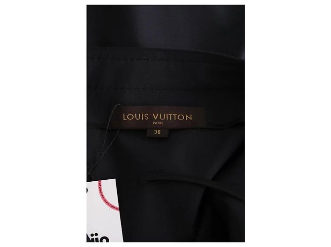 Falda Louis Vuitton de algodón negra - vista 4