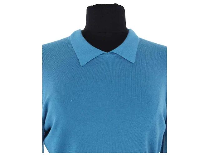 Louis Vuitton Kaschmir Pullover Blau XL - Ansicht 2