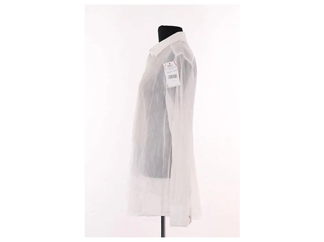 Camisa Lanvin de algodão ecru - vista 3