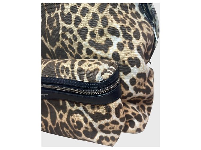 Autre Marque Saint Laurent leopard Rucksack - Ansicht 4