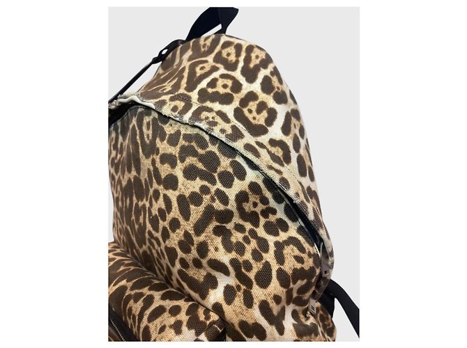 Autre Marque Saint Laurent leopard Rucksack - Ansicht 6