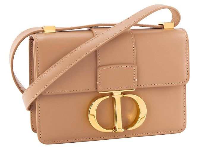 DIOR - Borsa a tracolla Micro 30 Montaigne Dior in pelle liscia rosa - vista 2