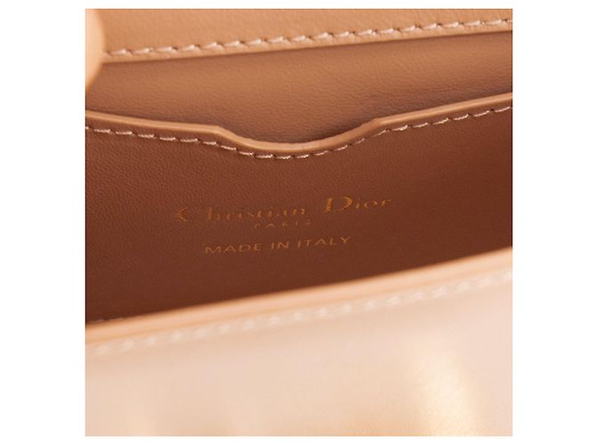 DIOR - Borsa a tracolla Micro 30 Montaigne Dior in pelle liscia rosa - vista 6