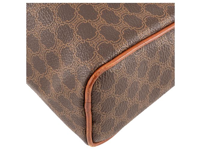 Céline CELINE - Necessaire Celine in tela macadam marrone vintage - vista 7