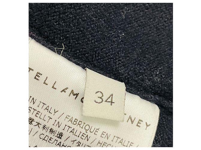 Stella Mc Cartney Stella McCartney Wollstrick-Pullover mit Herzmuster in Navyblau / Weiß / Rot - Ansicht 6