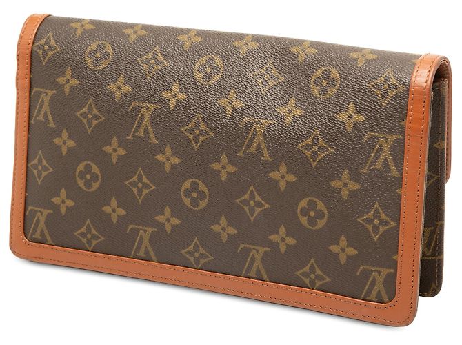 Borsa a pochette Louis Vuitton Monogram Pochette Dame GM marrone - vista 2