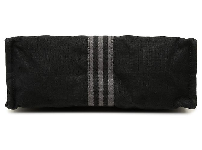 Clutch Hermès Canvas Fourre Tout Nera - vista 3