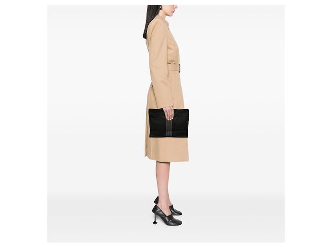 Clutch Hermès Canvas Fourre Tout Nera - vista 6