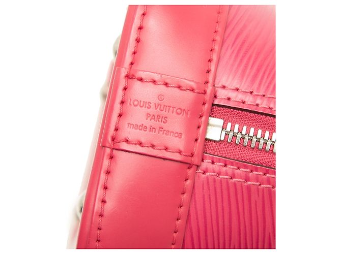 Borsa Louis Vuitton Epi Alma BB Rosa - vista 5
