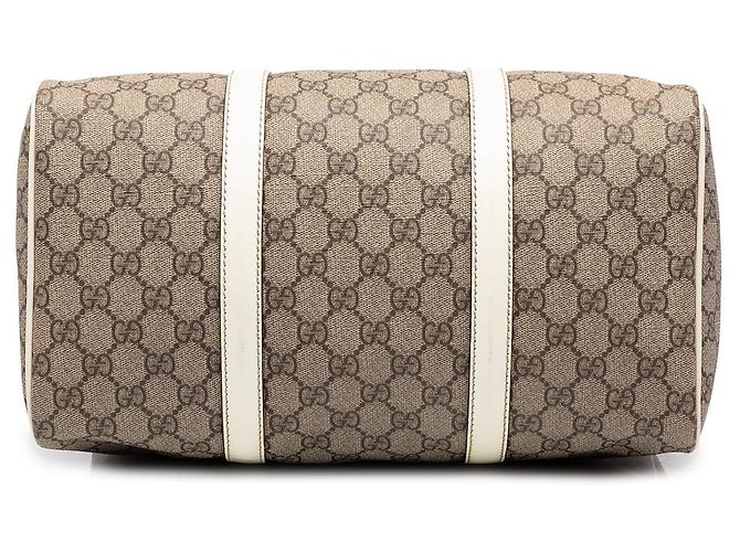 Borsa Boston Gucci Joy Medium GG Supreme Beige - vista 3