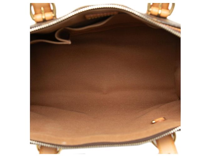 Borsa a tracolla Louis Vuitton Monogram Popincourt Haut Marrone - vista 4