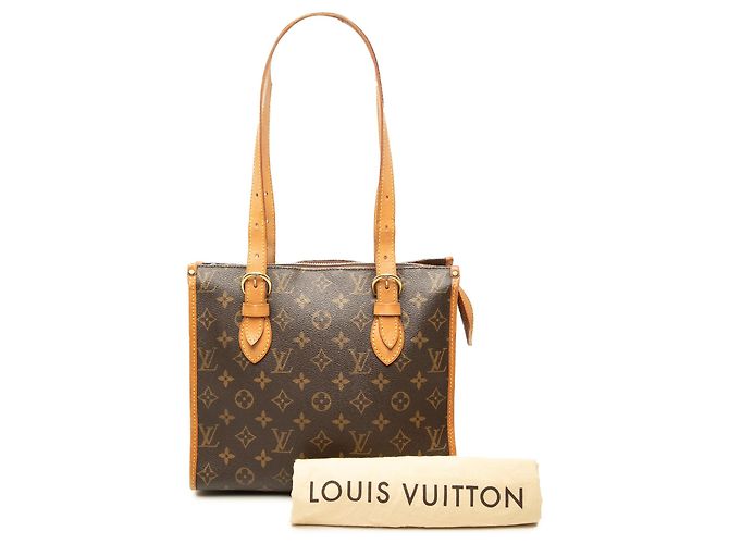 Borsa a tracolla Louis Vuitton Monogram Popincourt Haut Marrone - vista 7