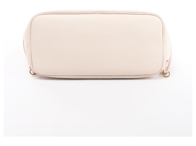 Borsa a tracolla Louis Vuitton Neverfull MM Monogram Empreinte Gradient in Beige M46516 - vista 7
