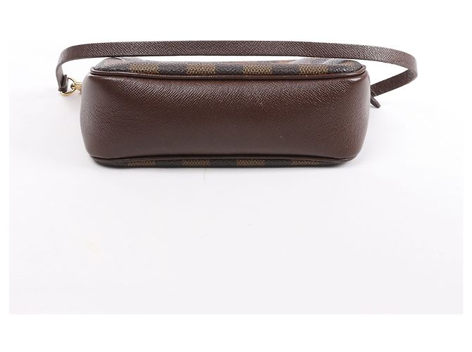 Borsa Louis Vuitton Truth Makeup Damier Ebene Marrone N51982 - vista 5
