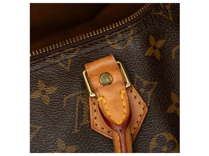 Borsa Boston Louis Vuitton Monogram Speedy 35 Marrone - vista 7