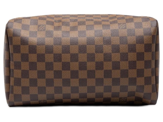 Borsa Boston Louis Vuitton Damier Ebene Speedy 30 Marrone - vista 3